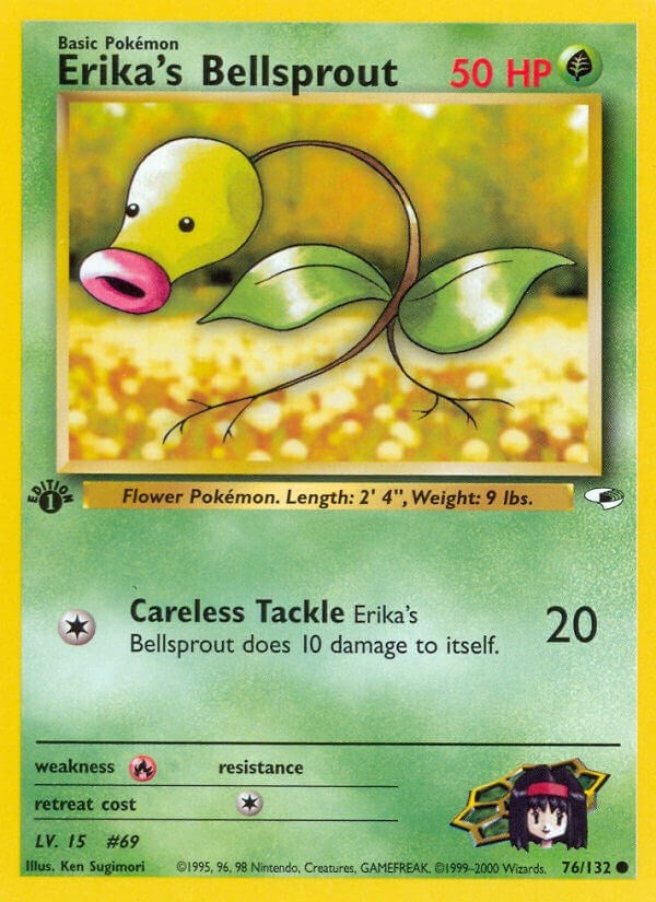 Image for Erika's Bellsprout (76) (076/132) [Gym Heroes]