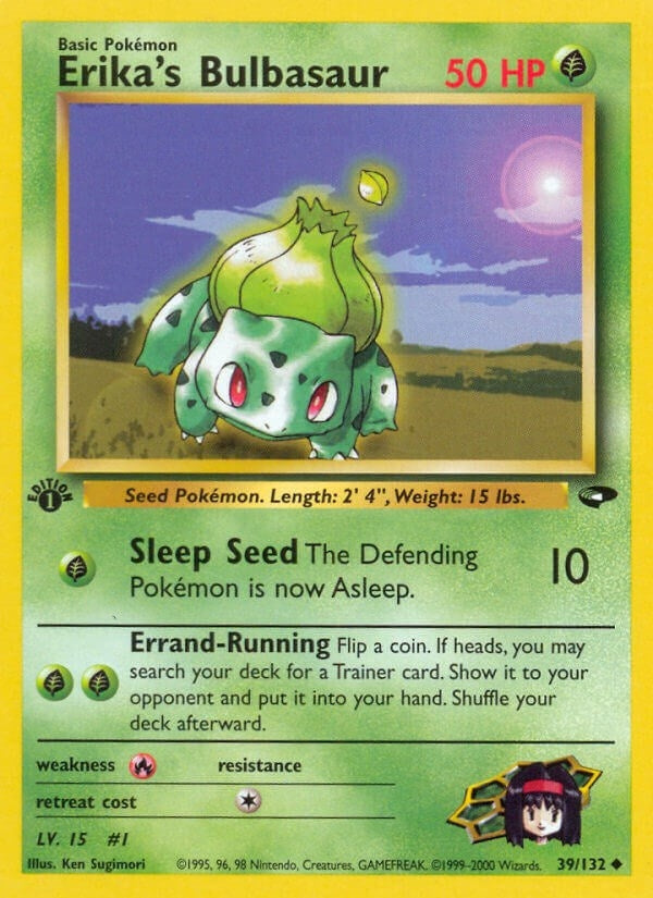 Image for Erika's Bulbasaur (039/132) [Gym Challenge]