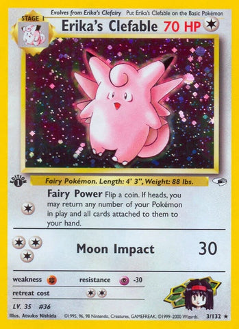 Image for Erika's Clefable (003/132) [Gym Heroes]