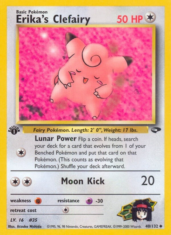 Image for Erika's Clefairy (040/132) [Gym Challenge]