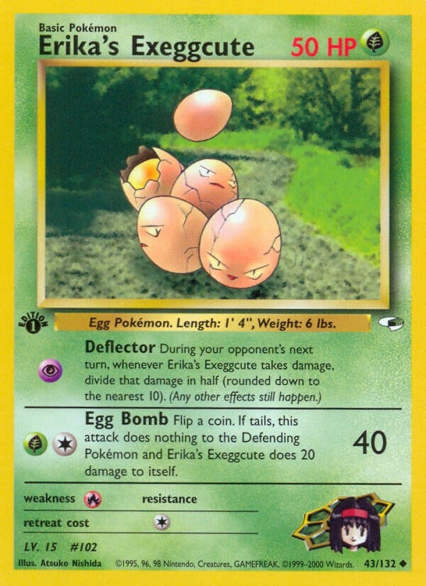 Image for Erika's Exeggcute (43) (043/132) [Gym Heroes]