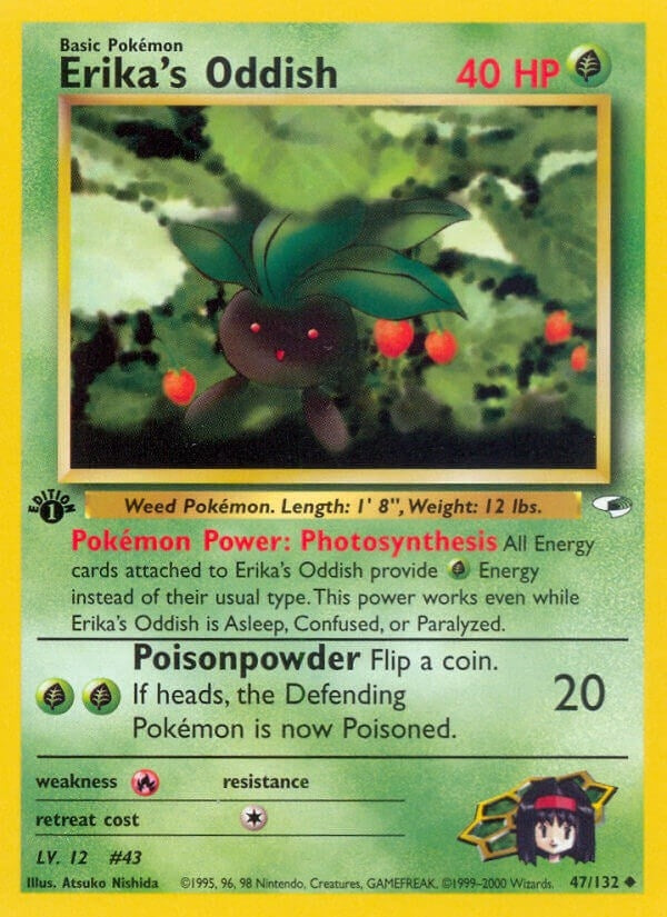 Image for Erika's Oddish (47) (047/132) [Gym Heroes]