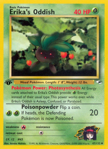 Image for Erika's Oddish (47) (047/132) [Gym Heroes]