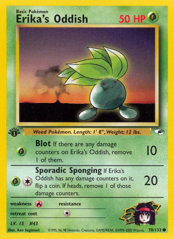 Image for Erika's Oddish (78) (078/132) [Gym Heroes]