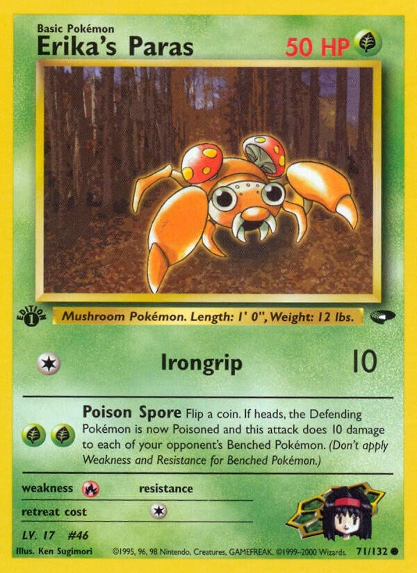 Image for Erika's Paras (071/132) [Gym Challenge]