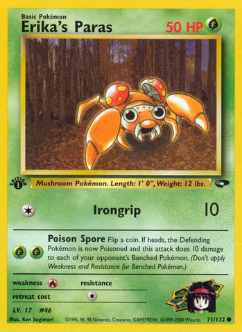 Image for Erika's Paras (071/132) [Gym Challenge]