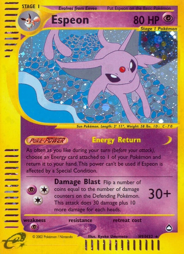Image for Espeon (H9) (H09/H32) [Aquapolis]