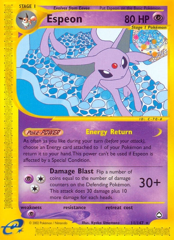 Image for Espeon (011/147) [Aquapolis]