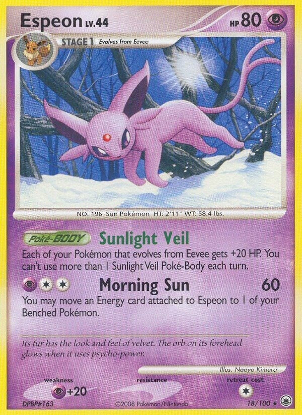 Image for Espeon (18/100) (Majestic Dawn) - Pokemon