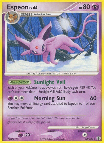 Image for Espeon (18/100) (Majestic Dawn) - Pokemon