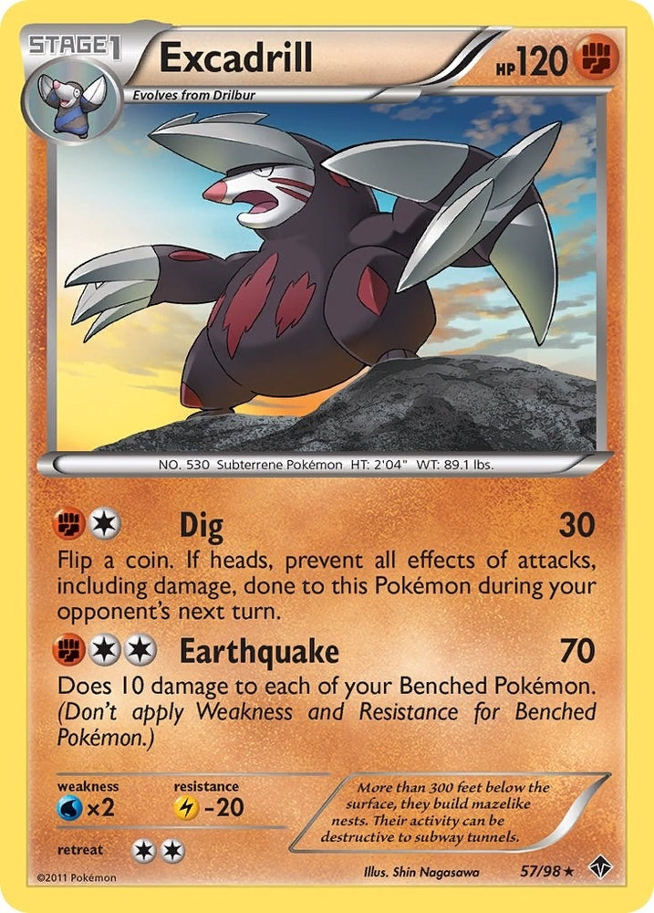 Image for Excadrill (57) (57/98) [Emerging Powers]