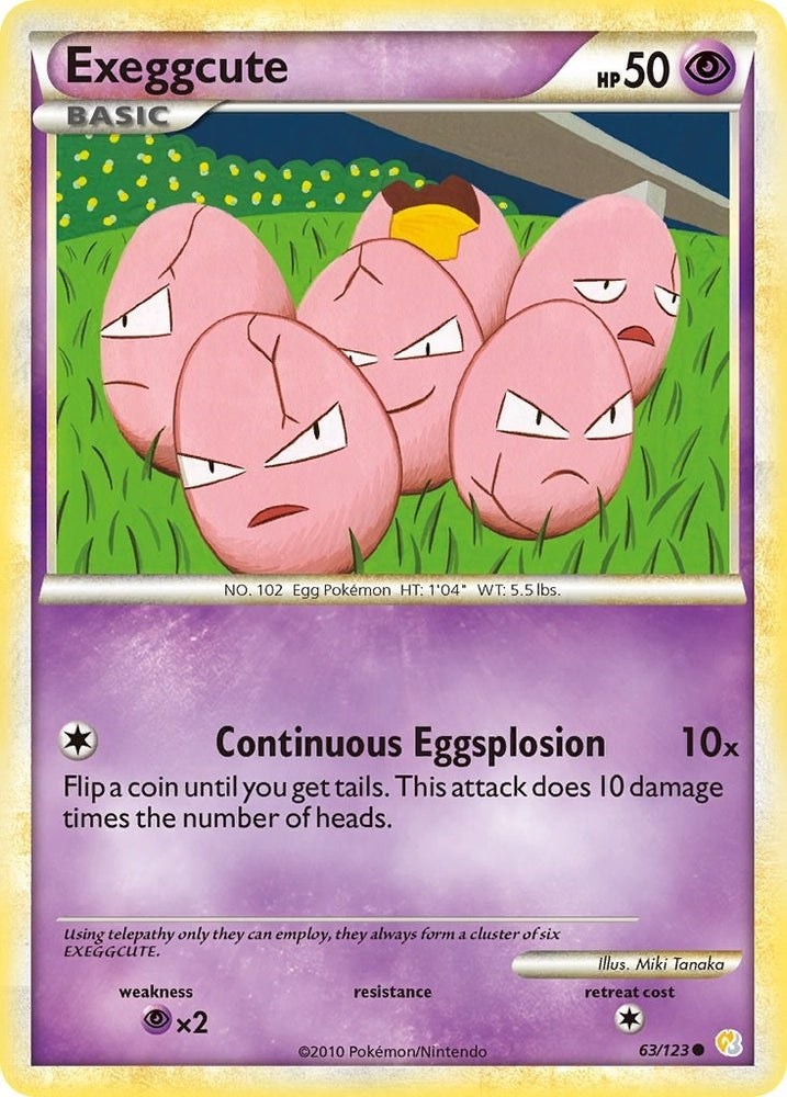 Image for Exeggcute (63/123) [HeartGold SoulSilver]