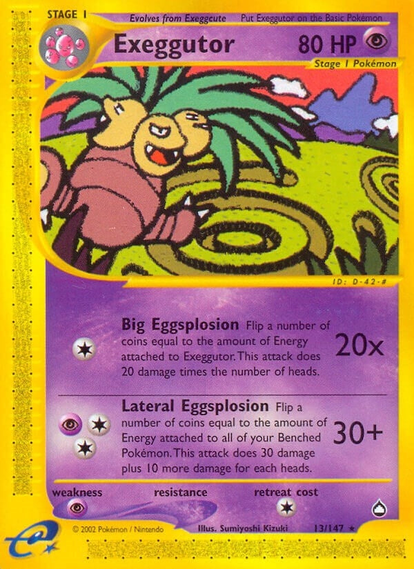 Image for Exeggutor (13) (013/147) [Aquapolis]