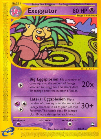 Image for Exeggutor (13) (013/147) [Aquapolis]