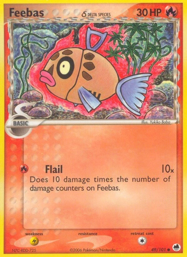 Image for Feebas (Delta Species) (49/101) [Dragon Frontiers]