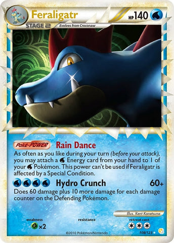 Image for Feraligatr (Prime) (108/123) [HeartGold SoulSilver]
