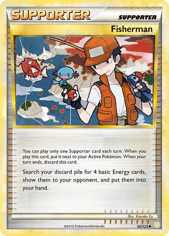 Image for Fisherman (92/123) [HeartGold SoulSilver]