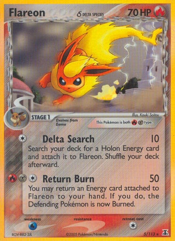 Image for Flareon (Delta Species) (5/113) [Delta Species]
