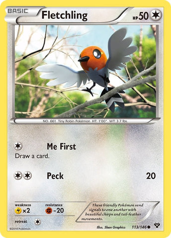 Image for Fletchling (113/146) [XY Base Set]