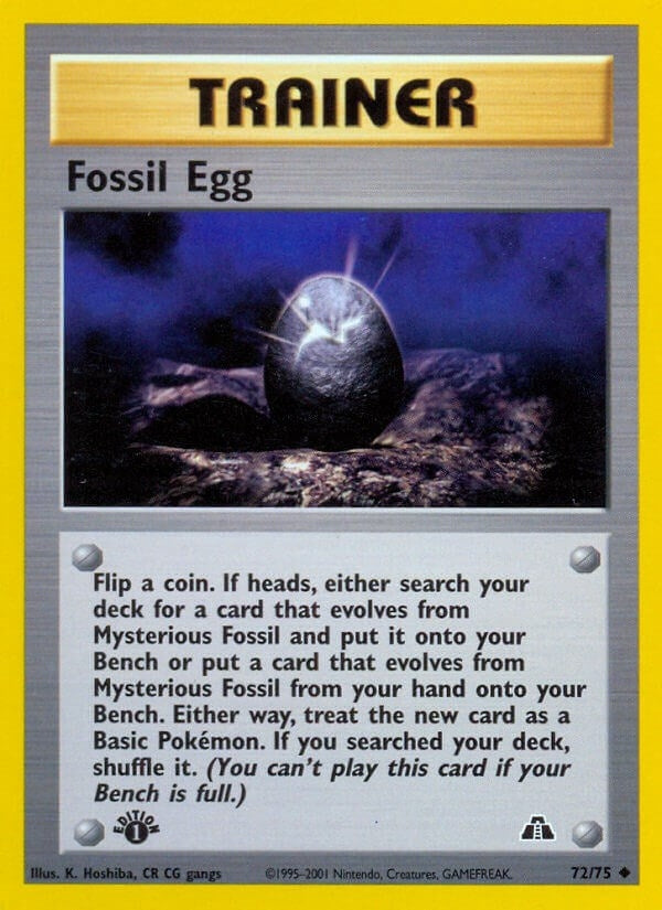 Image for Fossil Egg (72/75) (Neo Discovery) - Pokemon