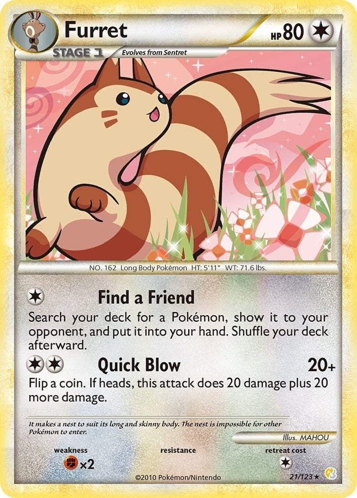 Image for Furret (21/123) [HeartGold SoulSilver]