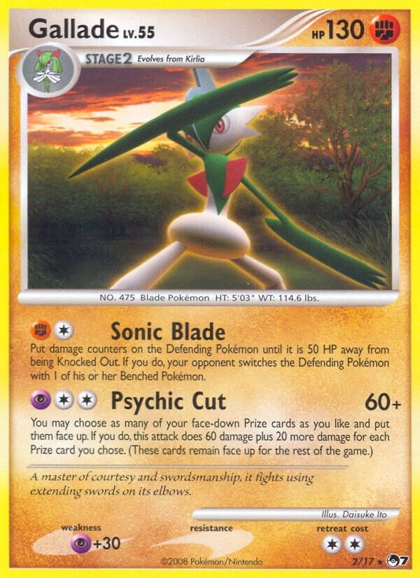 Image for Gallade (002/017) [POP Series 7]
