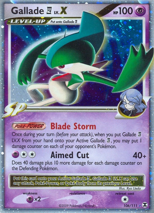 Image for Gallade E4 Lv.X (106/111) [Rising Rivals]
