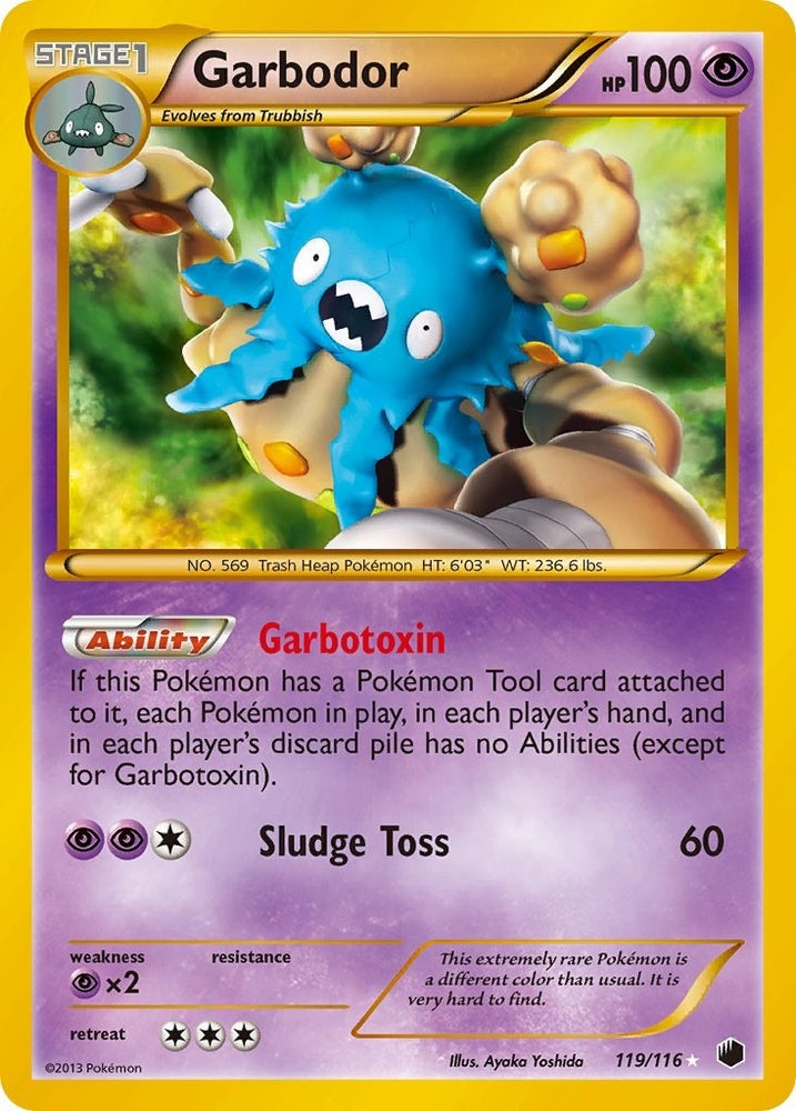 Image for Garbodor (119 Secret Rare) (119/116) [Plasma Freeze]