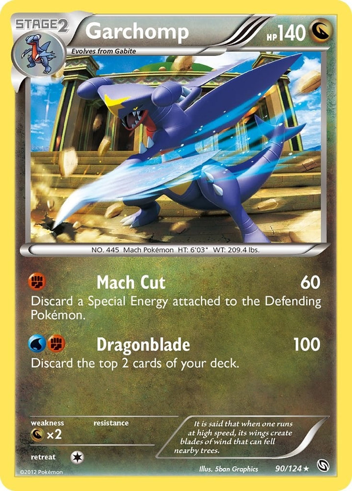 Image for Garchomp (90) (90/124) [Dragons Exalted]