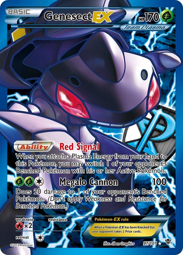 Image for Genesect EX (Team Plasma) (97 Full Art) (97/101) [Plasma Blast]