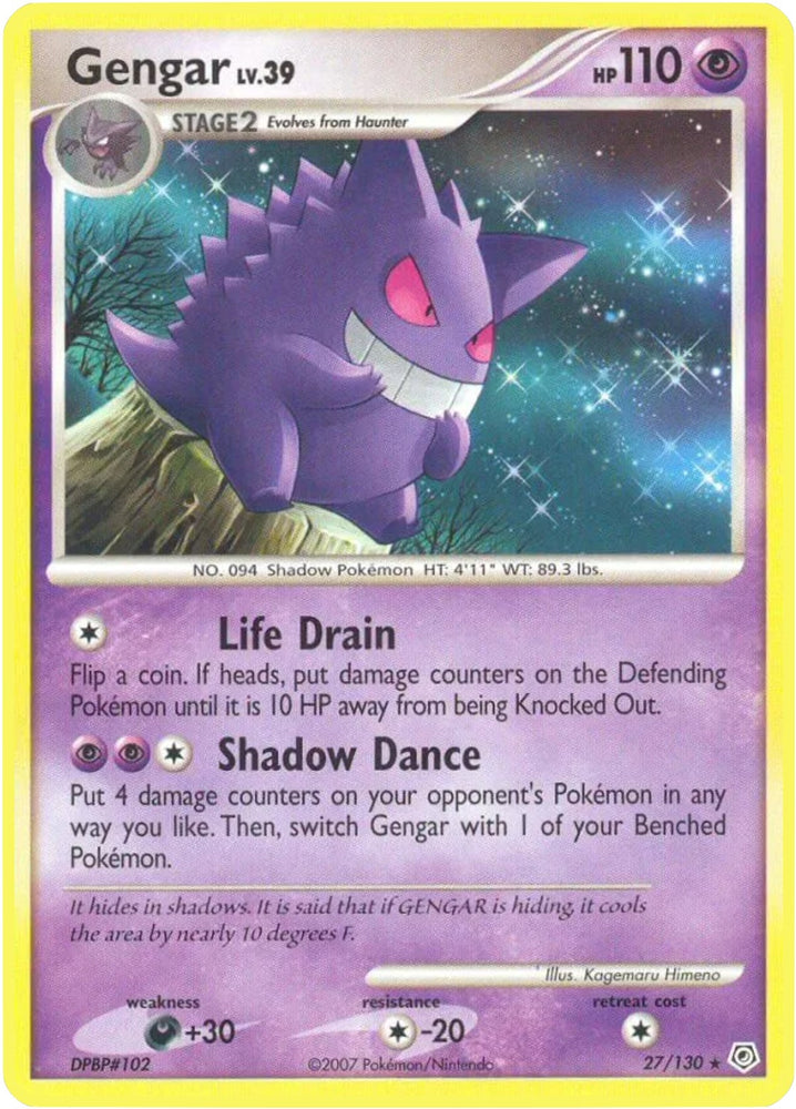 Image for Gengar (27/130) [Diamond and Pearl]