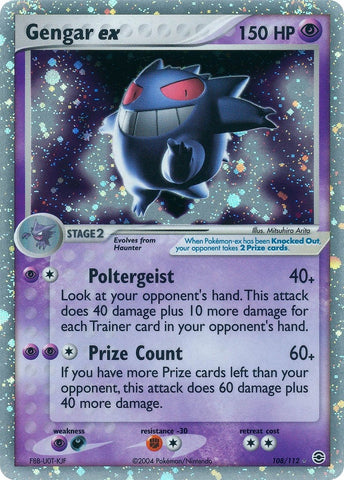 Image for Gengar ex (108/112) [FireRed & LeafGreen]