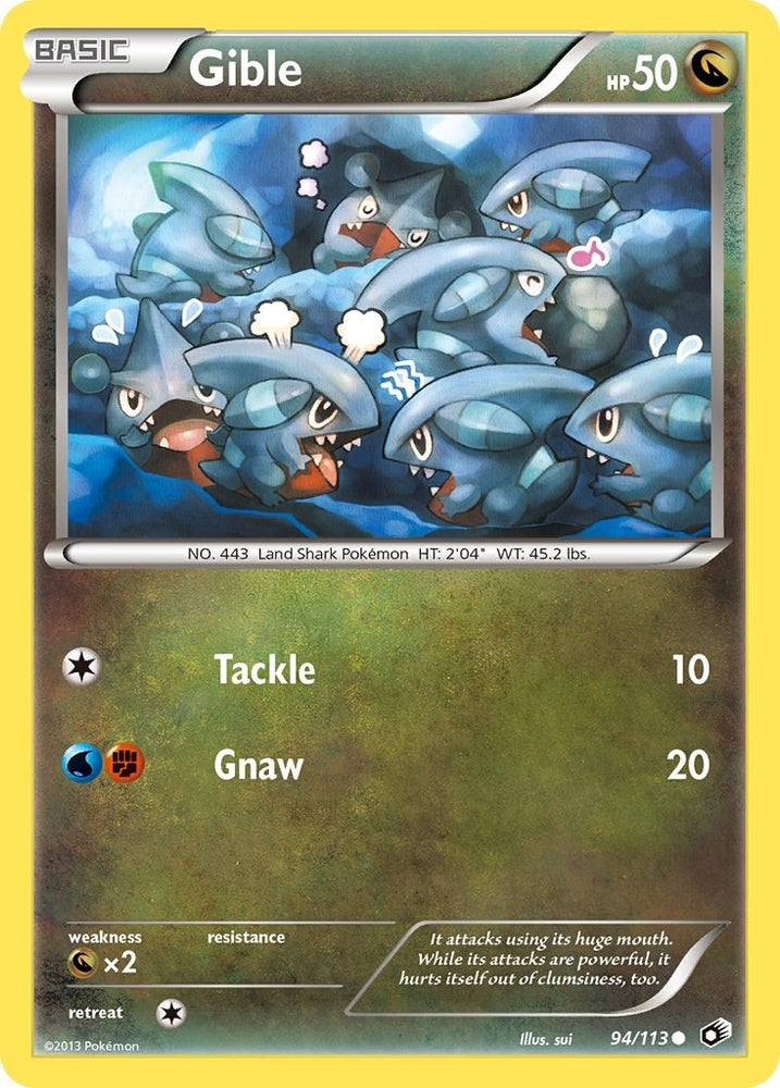 Image for Gible (94/113) [Legendary Treasures]