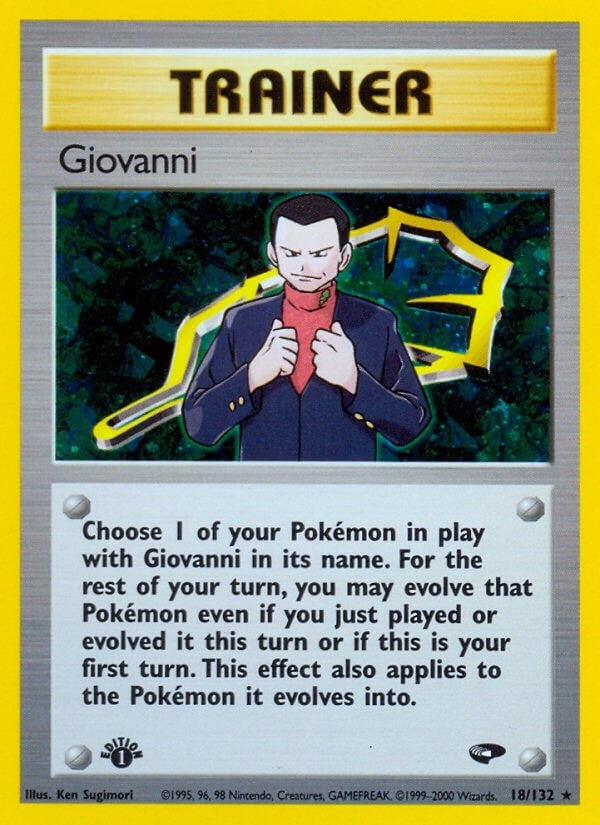 Image for Giovanni (18) (018/132) [Gym Challenge]
