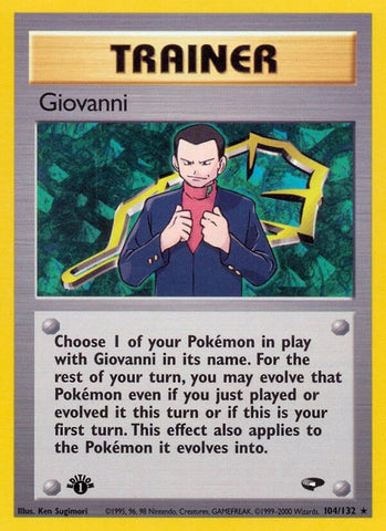 Image for Giovanni (104) (104/132) [Gym Challenge]