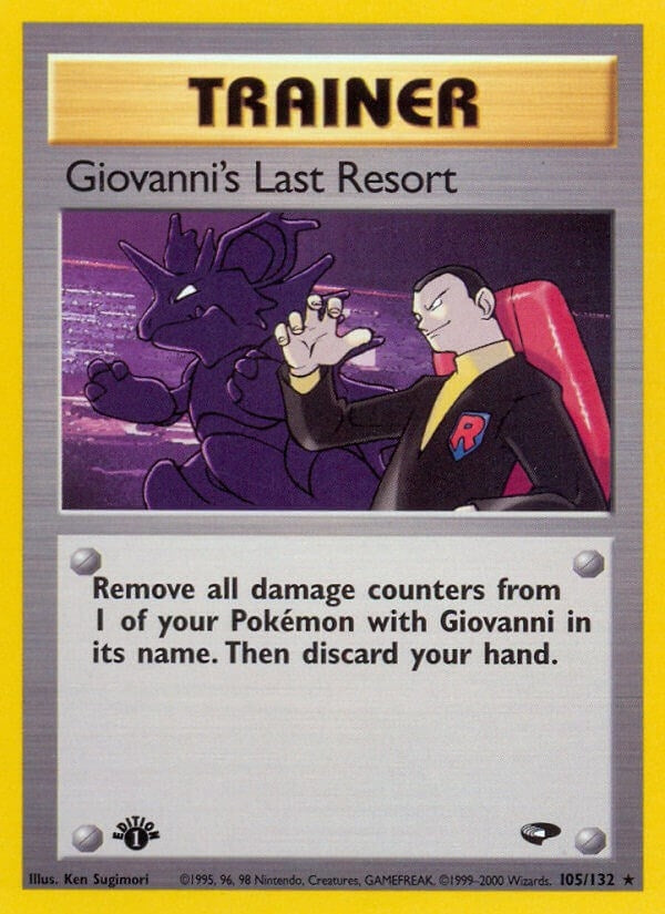 Image for Giovanni's Last Resort (105/132) [Gym Challenge]