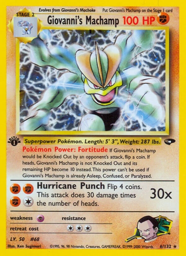 Image for Giovanni's Machamp (006/132) [Gym Challenge]