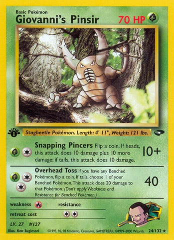 Image for Giovanni's Pinsir (024/132) [Gym Challenge]