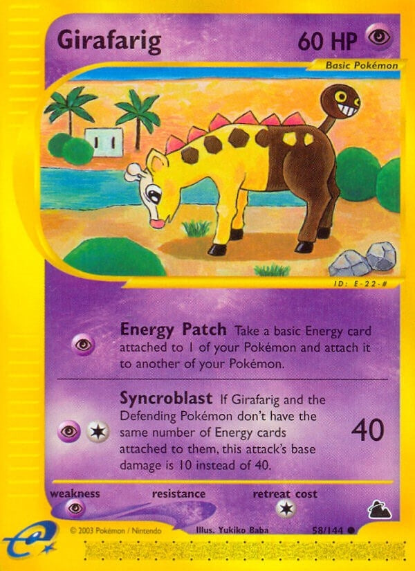 Image for Girafarig (058/144) [Skyridge]