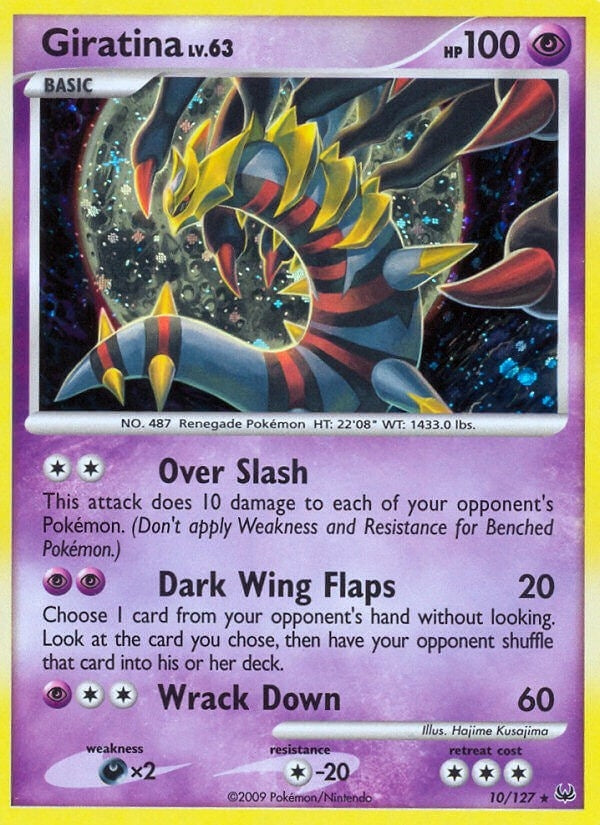Image for Giratina (10) (10/127) [Platinum]