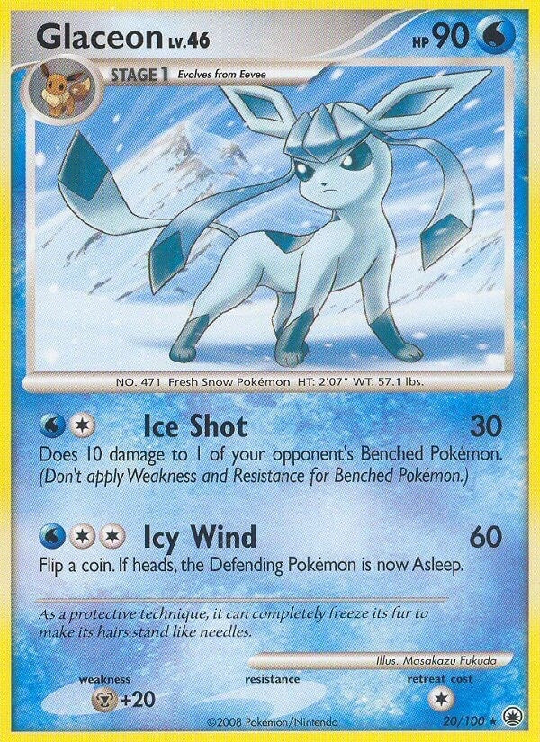 Image for Glaceon (20) (20/100) (Majestic Dawn) - Pokemon