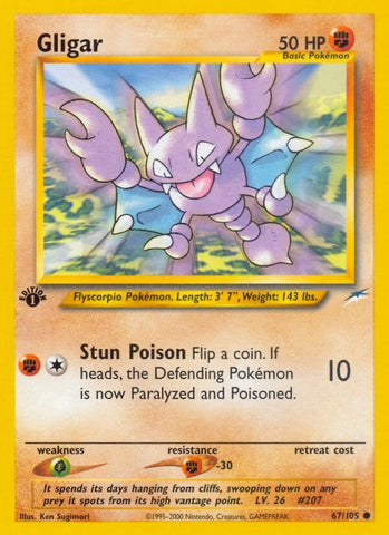 Image for Gligar (067/105) (Neo Destiny) - Pokemon
