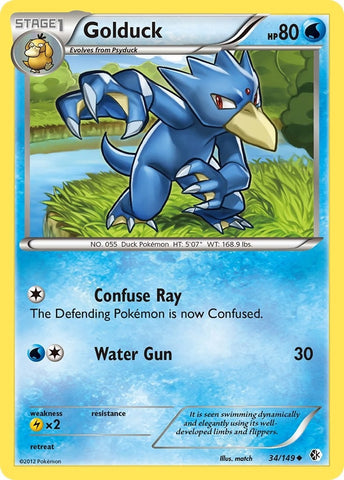 Image for Golduck (34) (34/149) [Boundaries Crossed]