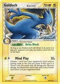 Image for Golduck (Delta Species) (43/110) [Holon Phantoms]