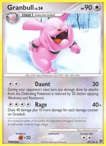 Image for Granbull (39/106) [Great Encounters]