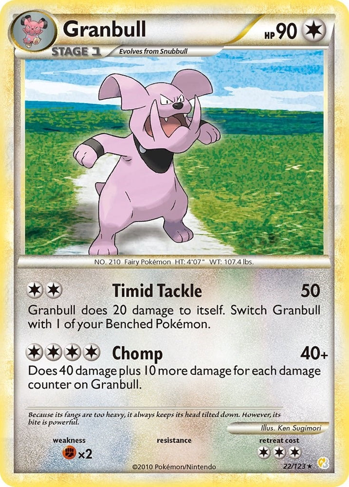 Image for Granbull (22/123) [HeartGold SoulSilver]