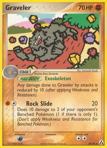 Image for Graveler (34/92) [Legend Maker]