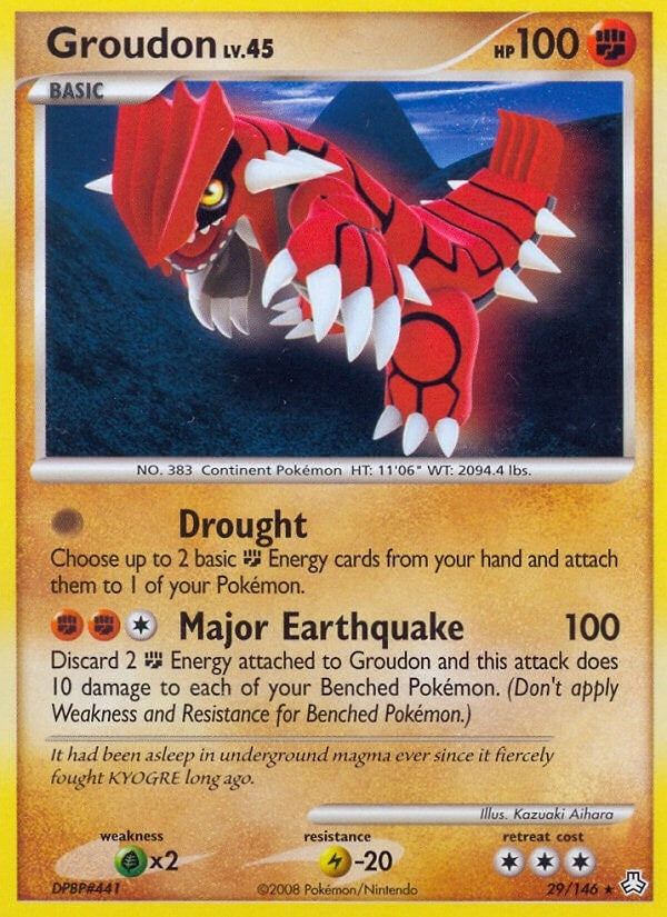 Image for Groudon (29/146) [Legends Awakened]