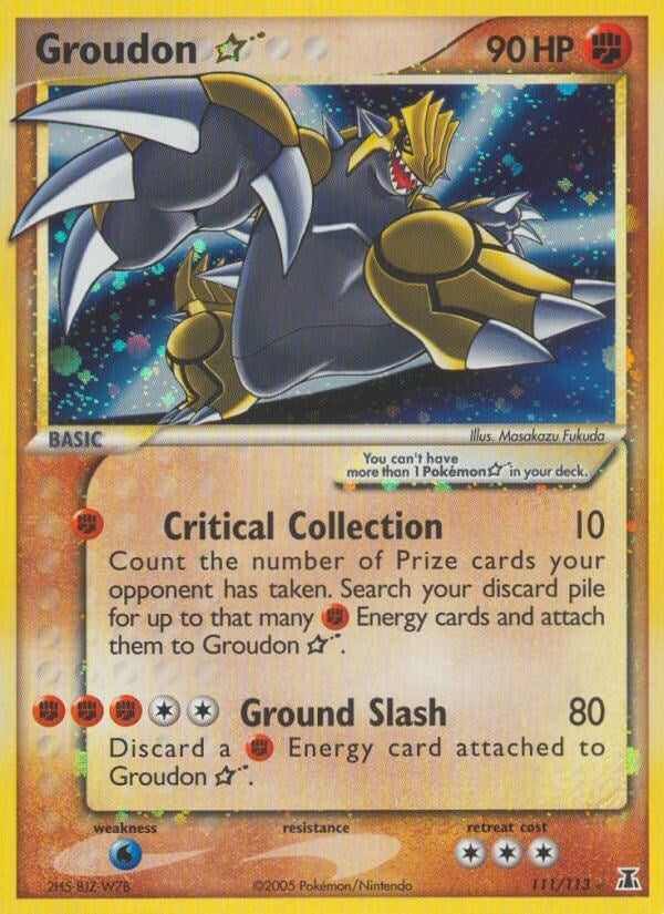 Image for Groudon Star (111/113) [Delta Species]