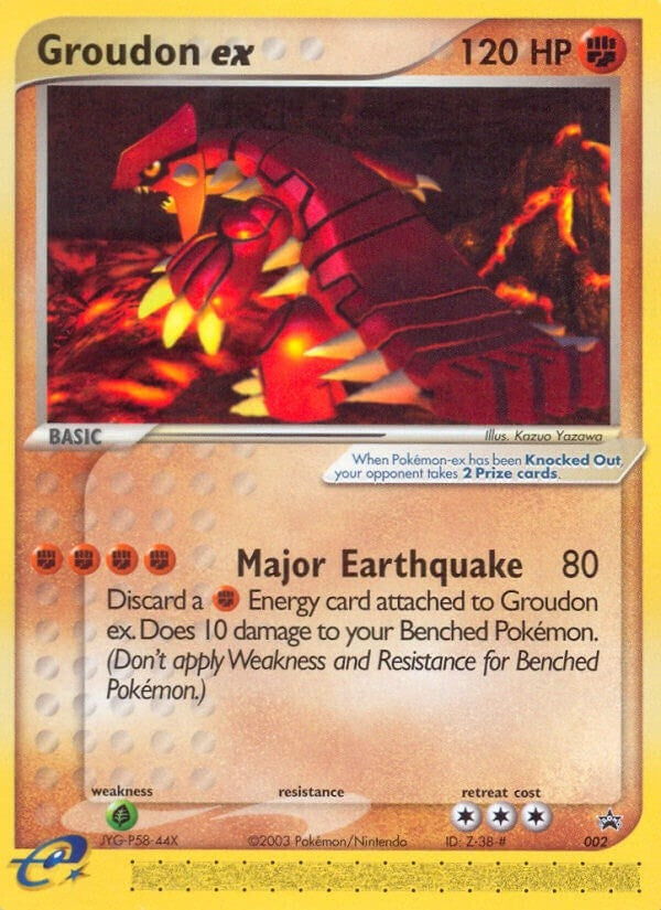 Image for Groudon ex (002) [Nintendo Promos]